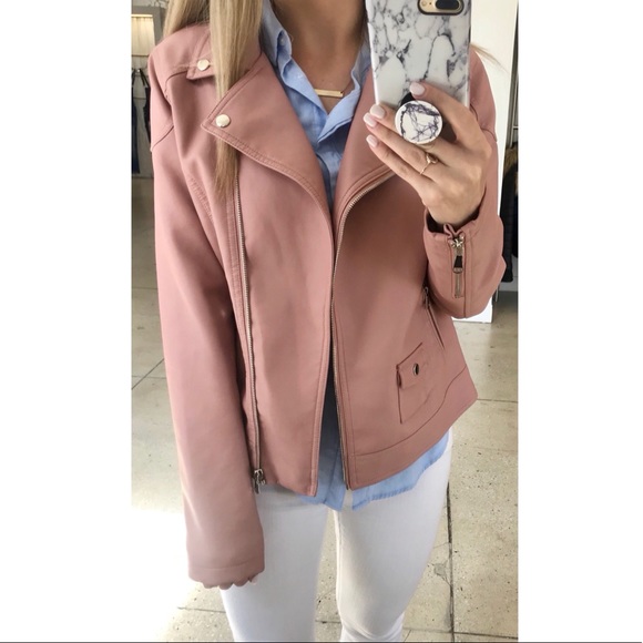MAUVE MOTTO JACKET-PERFECT MOTO🌸3 for $50 - Picture 3 of 4
